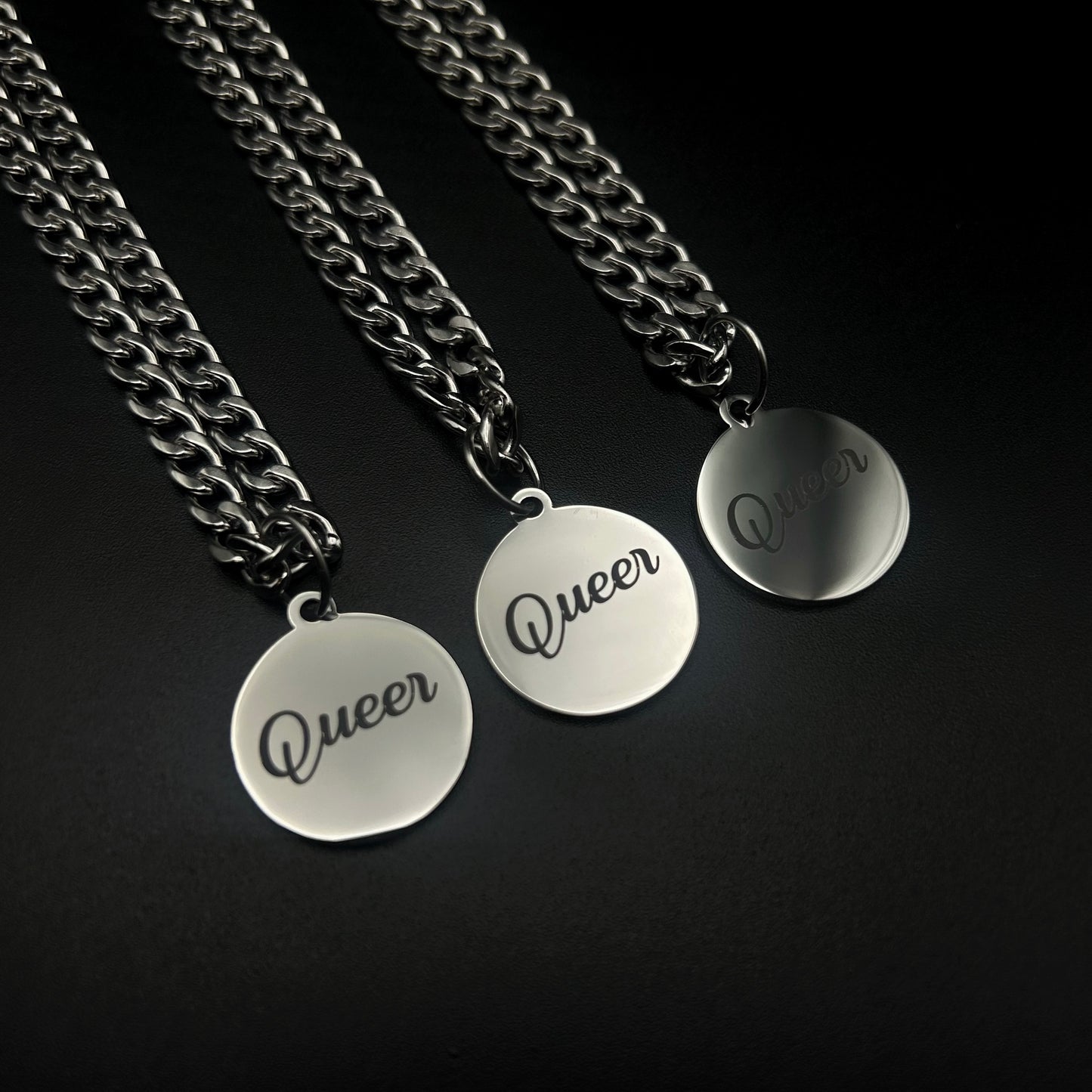 Stainless Steel Queer Necklace