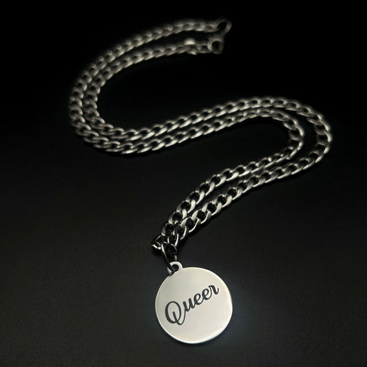 Stainless Steel Queer Necklace
